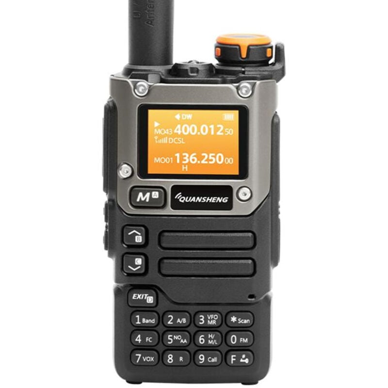 foto del prodotto radio quansheng uv k6 con scanner airband 50 600 mhz