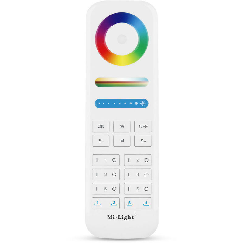 foto del prodotto radio tactile frequenza remota 6 zone rgb cct 089s