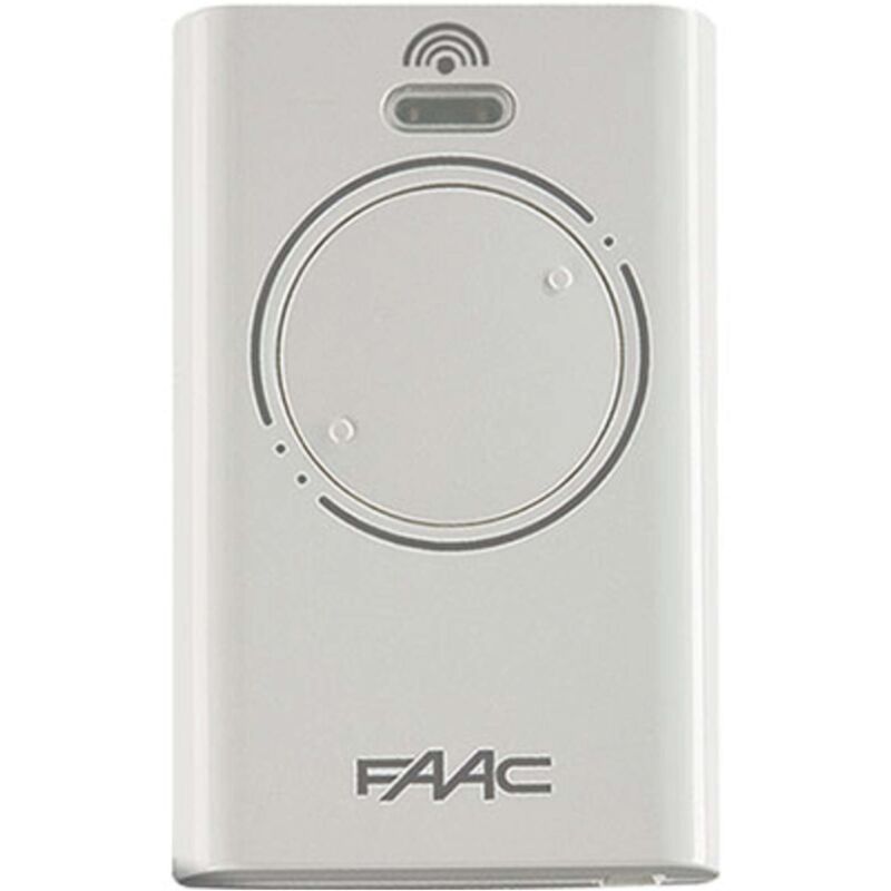 foto del prodotto radiocomando apricancello xt2 433 slh lr faac mhz 433,92 hopping code cr2032 1 pezzo
