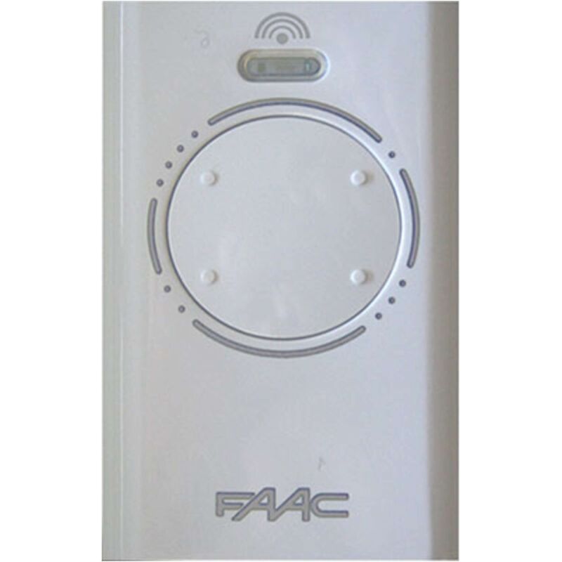 foto del prodotto radiocomando apricancello xt4 433 slh lr faac mhz 433,92 hopping code cr2032 1 pezzo