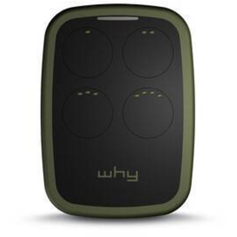 foto del prodotto radiocomando why noa multifrequenza verde nero