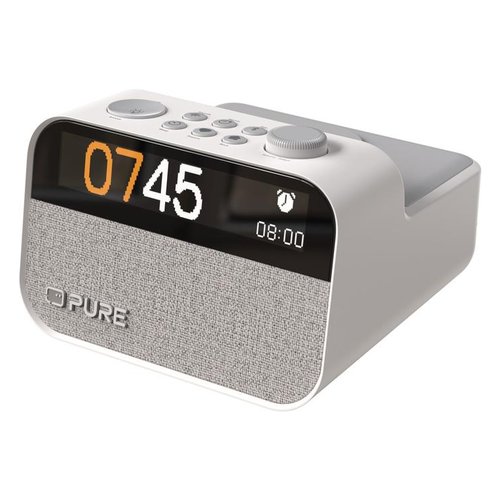 foto del prodotto radiosveglia pure 30104 moment charge cotton white