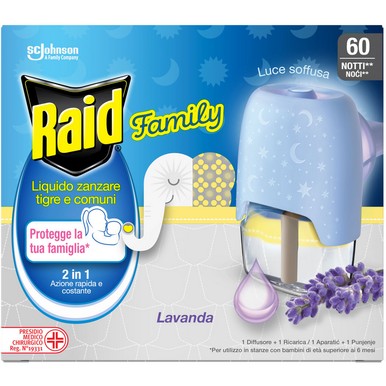 foto del prodotto raid - family - diffusore elettrico + ricarica