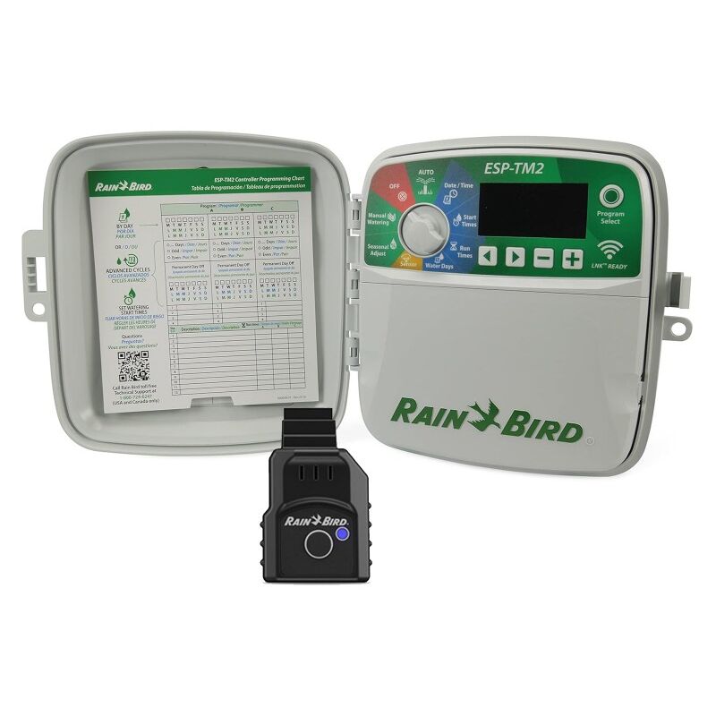 foto del prodotto rain bird - programmatore di irrigazione wifi esp-tm2 6 zone esterne + lnk wifi, elettrico
