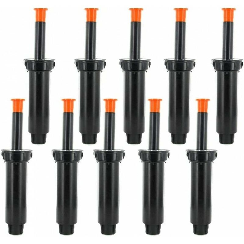 foto del prodotto rain bird set di 10 diffusori per irrigazione 1804, altezza stelo 10 cm, senza ugello
