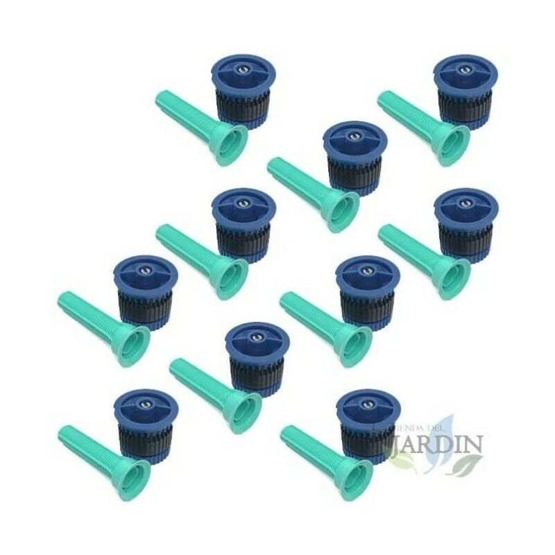 foto del prodotto rain bird set di 10 ugellihe van 10 per irrigatore alta efficienza e risparmio idrico. portata 3 m, blu