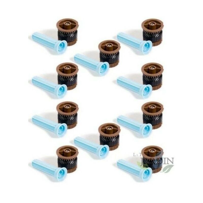 foto del prodotto rain bird set di 10 ugellihe van 12 per irrigatore alta efficienza e risparmio idrico. portata 3,7 m, marrone