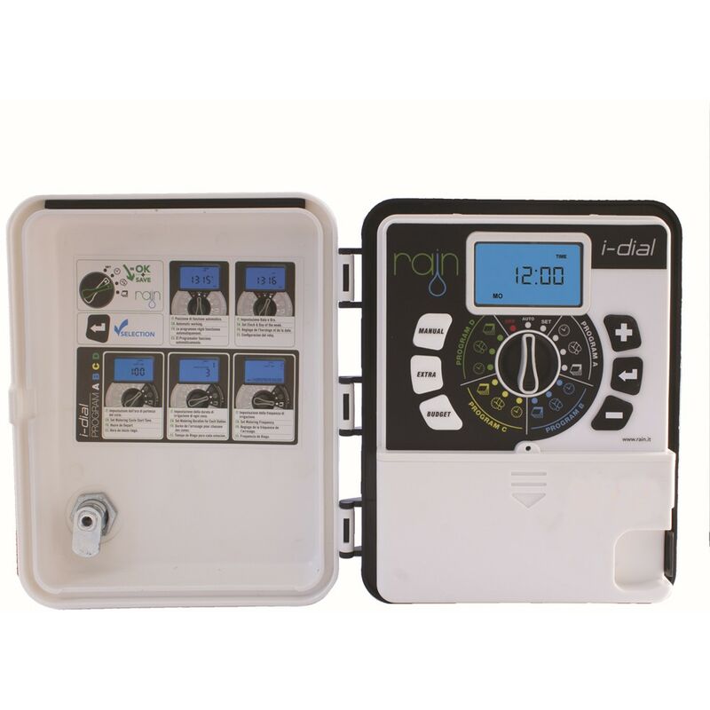 foto del prodotto rain centralina irrigazione 24v i dial 8 zone outdoor zone offerta esclusiva