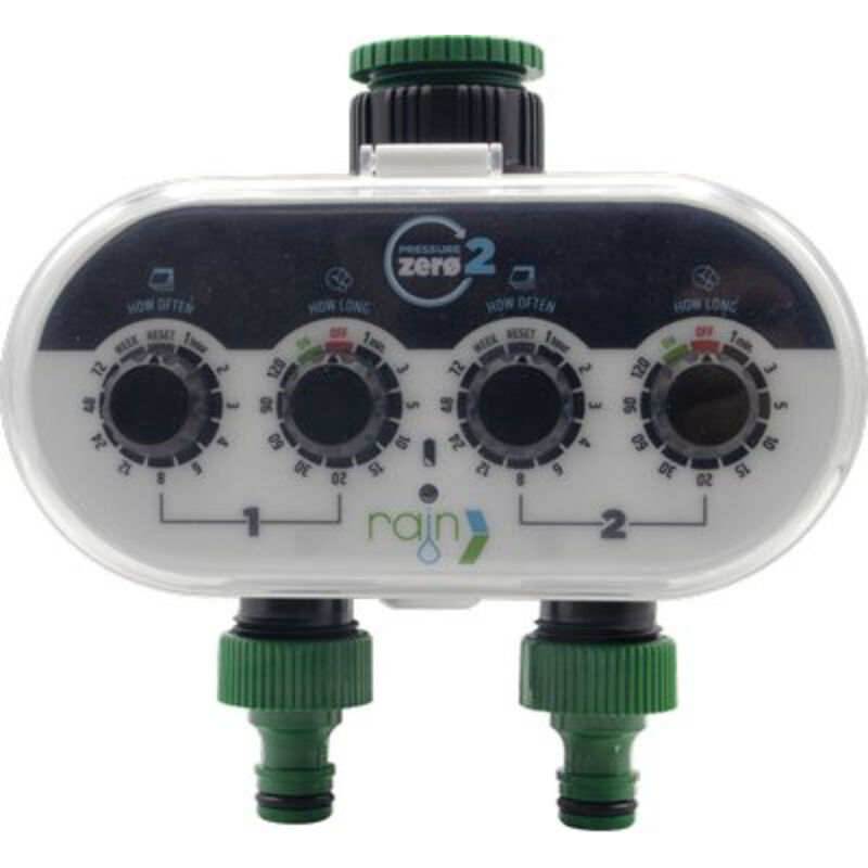 foto del prodotto rain centralina irrigazione zero pressure 2 innesto rapido 3 4f 1xtransistor volt 9