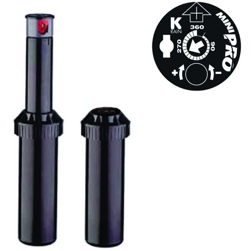 foto del prodotto rain irrigatore pop up k mini pro dinamico da 1 2 ugello 1,5 attacco 1 2, alzo cm.10