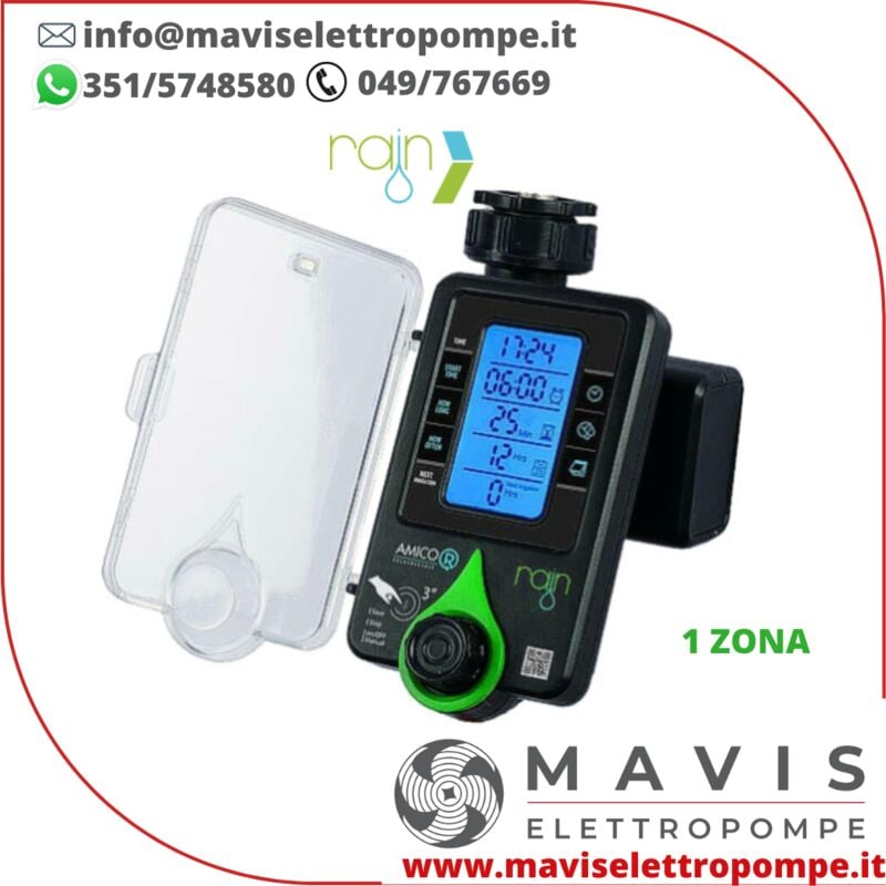 foto del prodotto rain regolatore del rubinetto della batteria ricaricabile offerta esclusiva