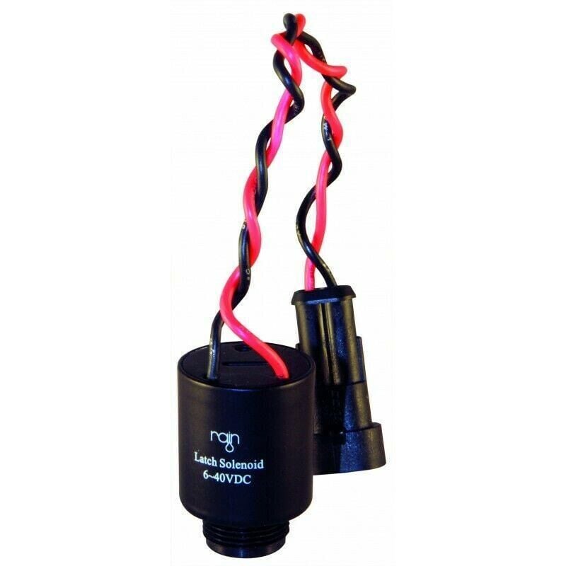 foto del prodotto rain solenoide per elettrovalvola per apertura e chiusura manuale 9 vdc 58x32x32 mm