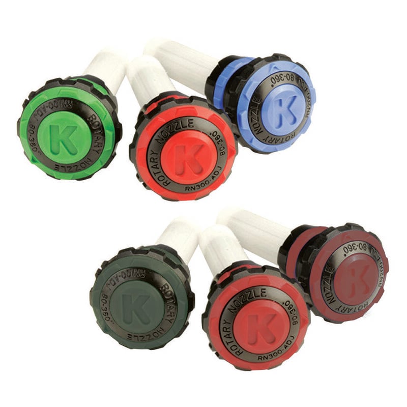 foto del prodotto rain testina rotary per irrigatori pop up da 80 a 360 mt.4,3 colore verde