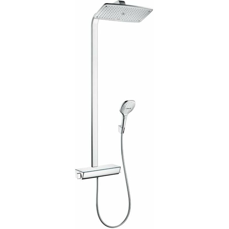 foto del prodotto raindance select e set doccia showerpipe 360 con miscelatore termostatico, ecosmart 9 l min, cromato 27286000 hansgrohe
