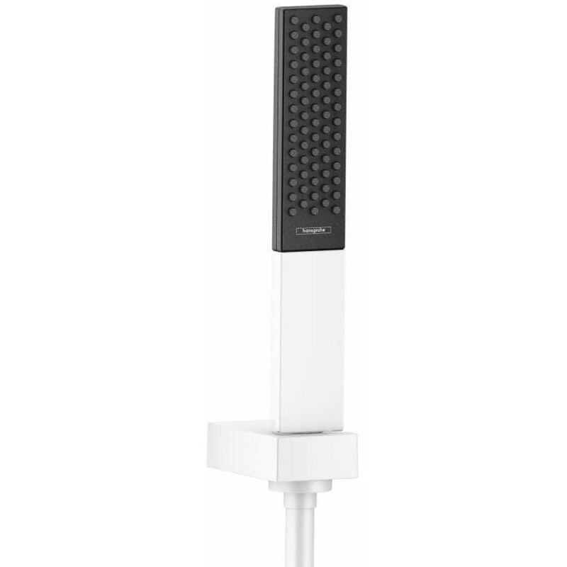 foto del prodotto rainfinity set doccetta 100, getto singolo, supporto e flessibile 1,6 m, bianco opaco 26856700 hansgrohe