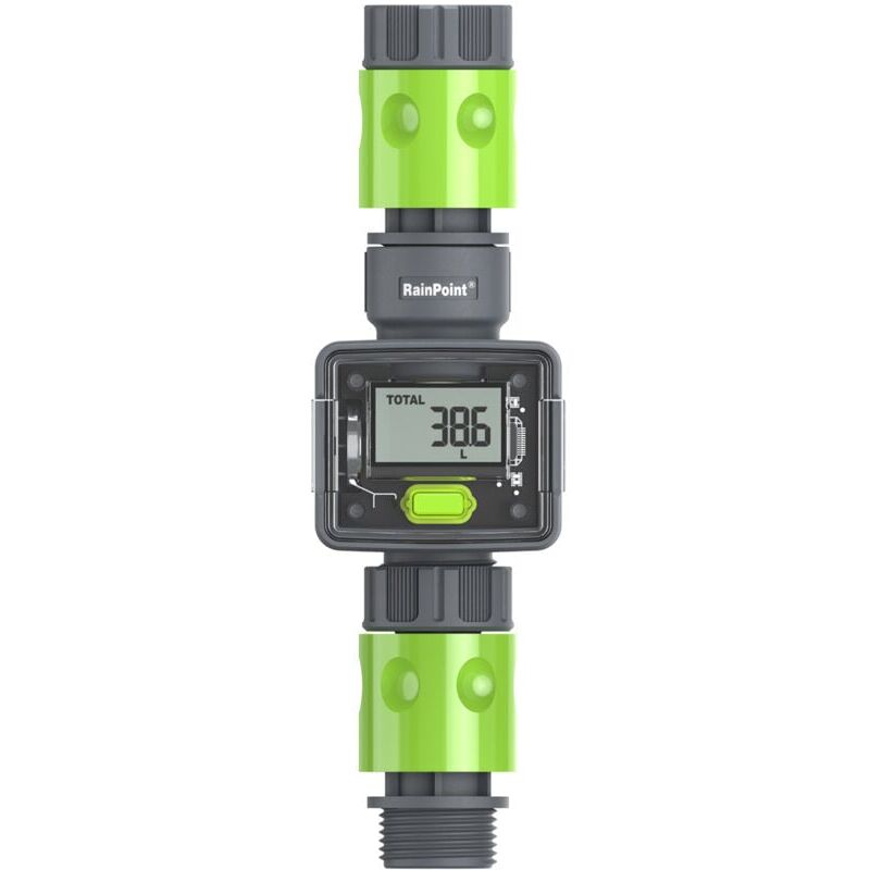 foto del prodotto rainpoint ipx6 d bitm tre d eau num rique, tuyaux d arrosage ext rieurs, d bit d eau, filetage bsp 3 4 , connexion rapide