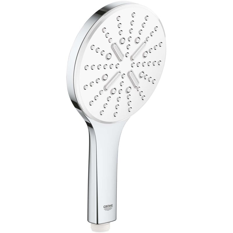 foto del prodotto rainshower 130 smartactive 26544ls0 soffione doccia a 3 getti, no ecojoy, no supporto, bianco rotondo, 130 mm, 1 pezzo - grohe