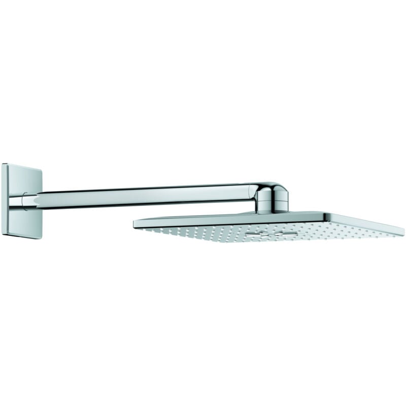 foto del prodotto rainshower smartactive cube soffione doccia a pioggia 310 con braccio di erogazione 43 cm, 2 getti, cromato 26479000 grohe