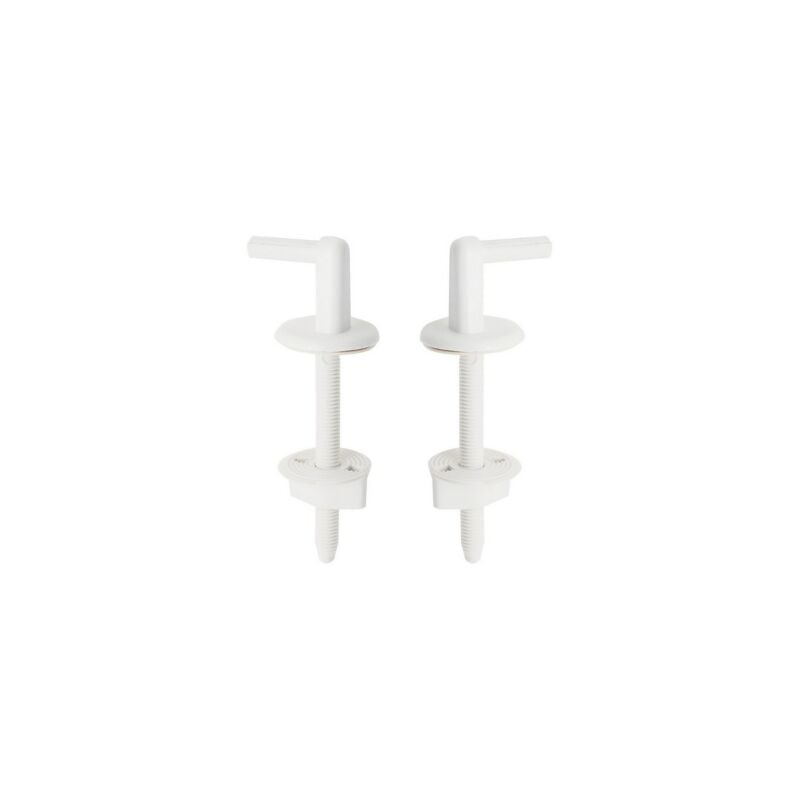 foto del prodotto rak ceramics kit cerniere per sedile wc 180 k900 in plastica di colore bianco set di ricambio per copriwater vaso