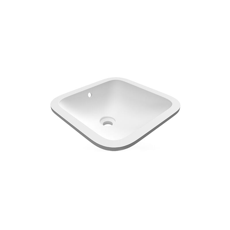 foto del prodotto rak ceramics lavabo sottopiano quadrato bianco