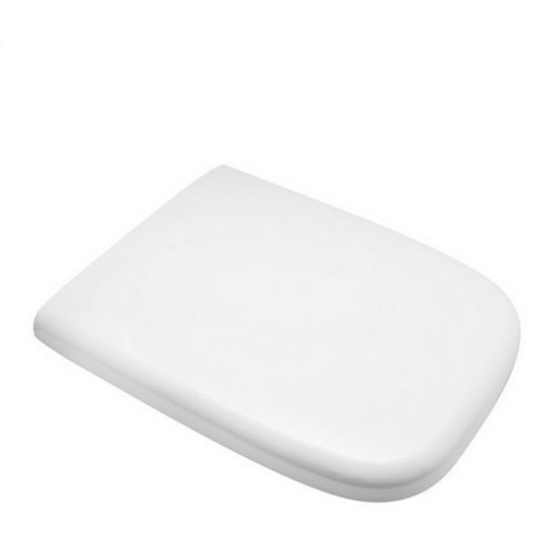 foto del prodotto rak ceramics origin sedile wc 42,5x36,2 cm in termoindurente bianco forma 5 cerniere c regolabili interasse 14 15 cm ricambio copriwater tavoletta