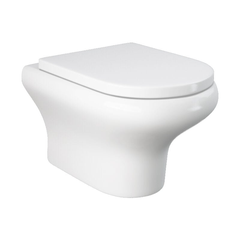 foto del prodotto rak ceramics vaso sospeso compatto con ninfea