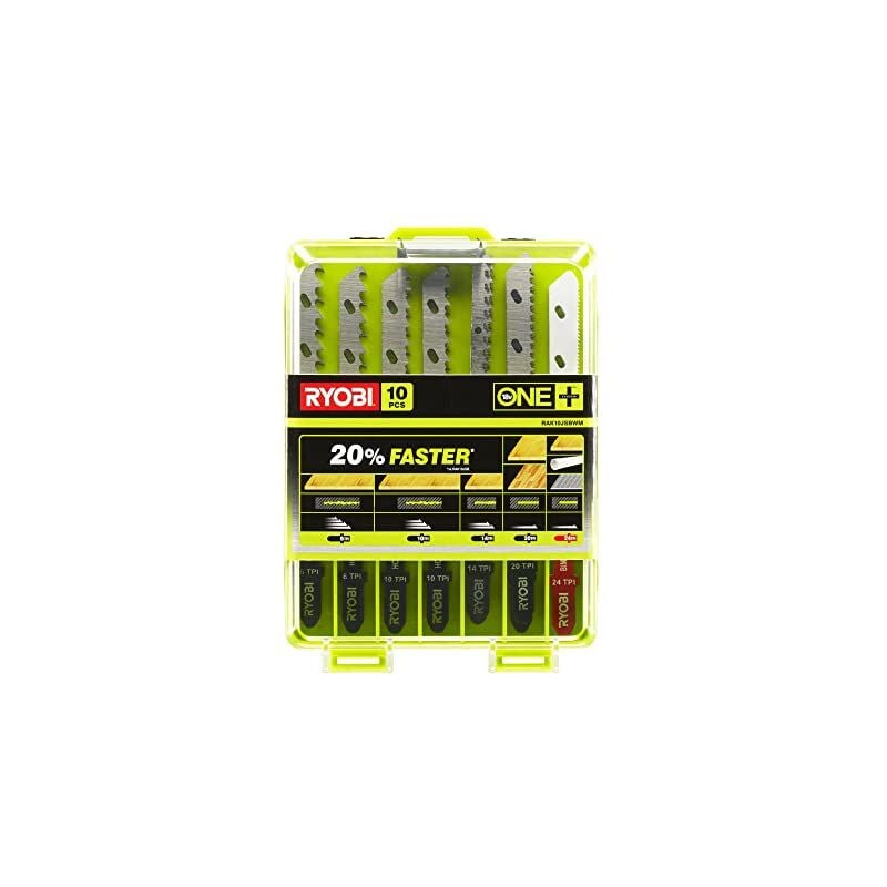 foto del prodotto rak10jsb kit 10 lame universali seghetto alternativo 6 10 14 20 24tpi ryobi