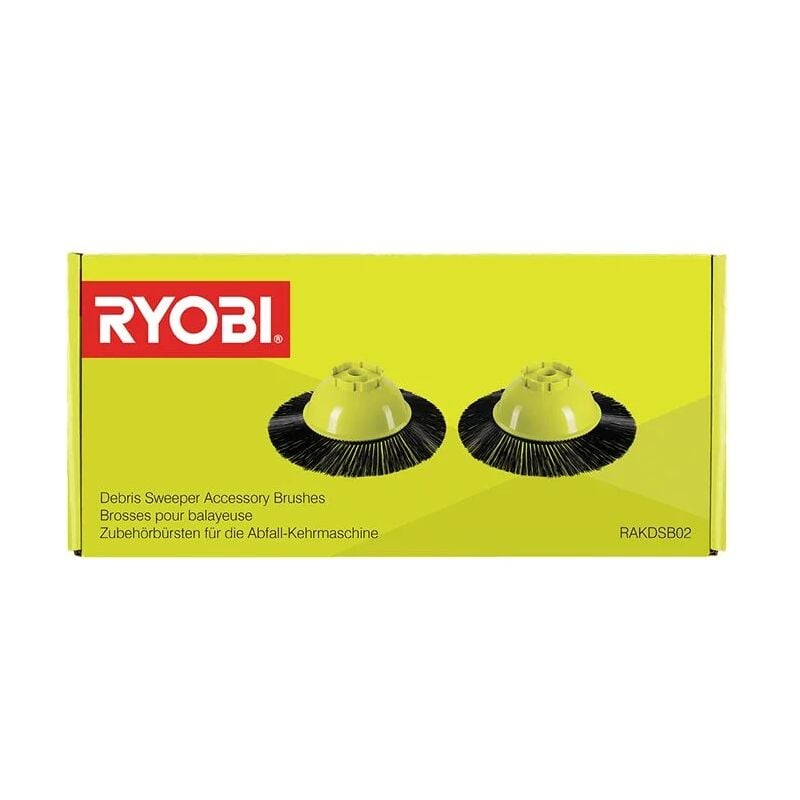 foto del prodotto rakdsb02 set 2 spazzole spazzatrice batteria r18sw3 ryobi