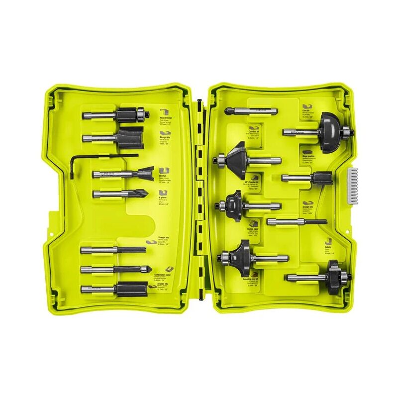 foto del prodotto rakrbs15 set 15 frese legno ryobi
