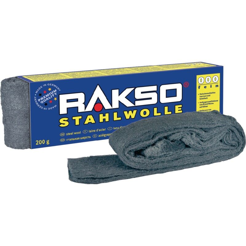 foto del prodotto rakso stahlwolle lana d acciaio web dimensione 0 media ek 200 g