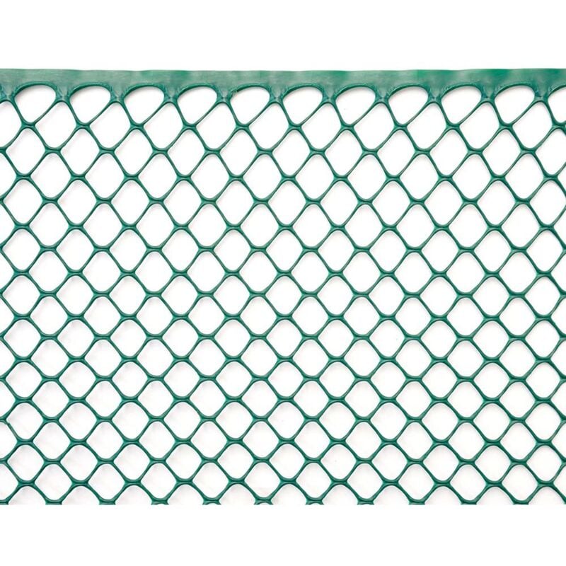 foto del prodotto rama rete esagonale da giardino 15mm in plastica 0,5x30m mirror verde