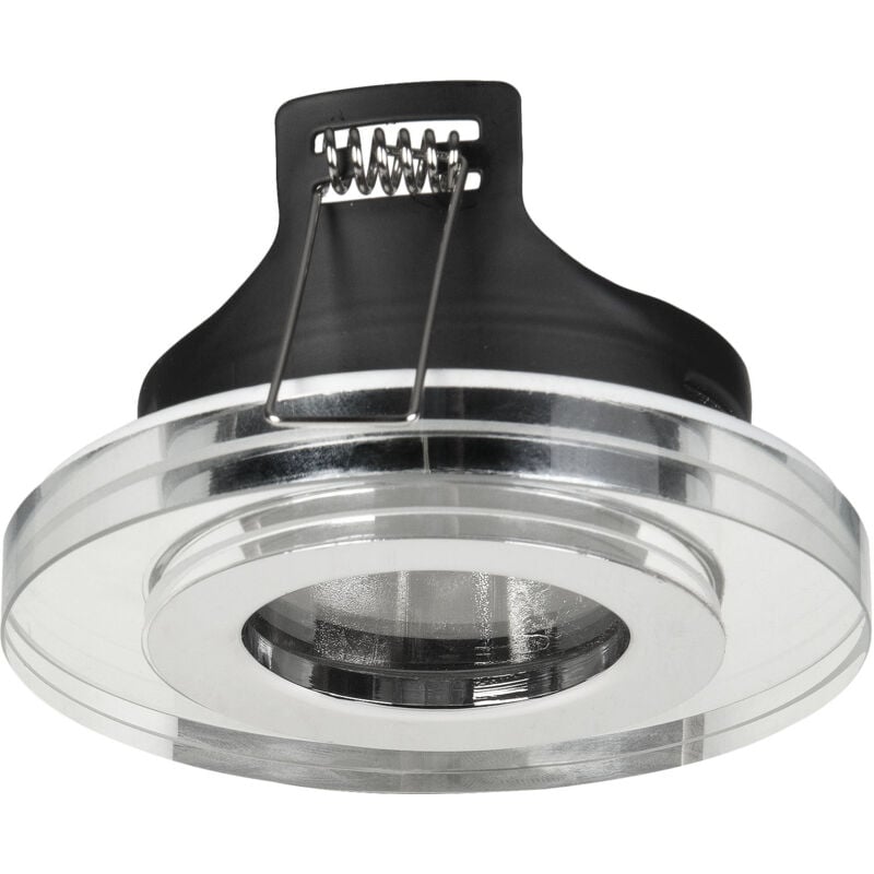 foto del prodotto rame faretto da soffitto incassato con diametro di 90mm per lampadina gu10 in cromo