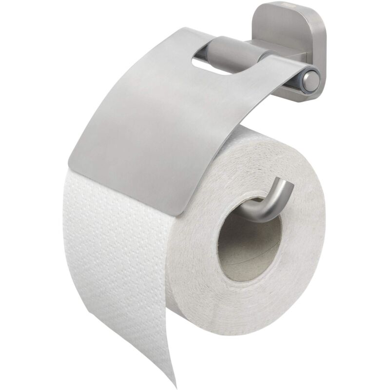 foto del prodotto ramos portarotolo con coperchio, acciaio inox spazzolato , 13.6 x 12.2 x 4.8 cm tiger