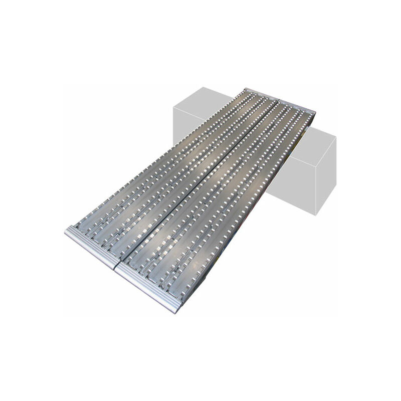 foto del prodotto rampa di 2.50m alt. raggiungibile 750mm portata max a coppia in base al passo 1.00m 17000kg prezzo unitario m130f 450 2500