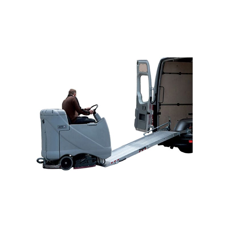 foto del prodotto rampa di carico per furgone pivotante - lunghezza 2400mm larghezza 1020mm - rrd00