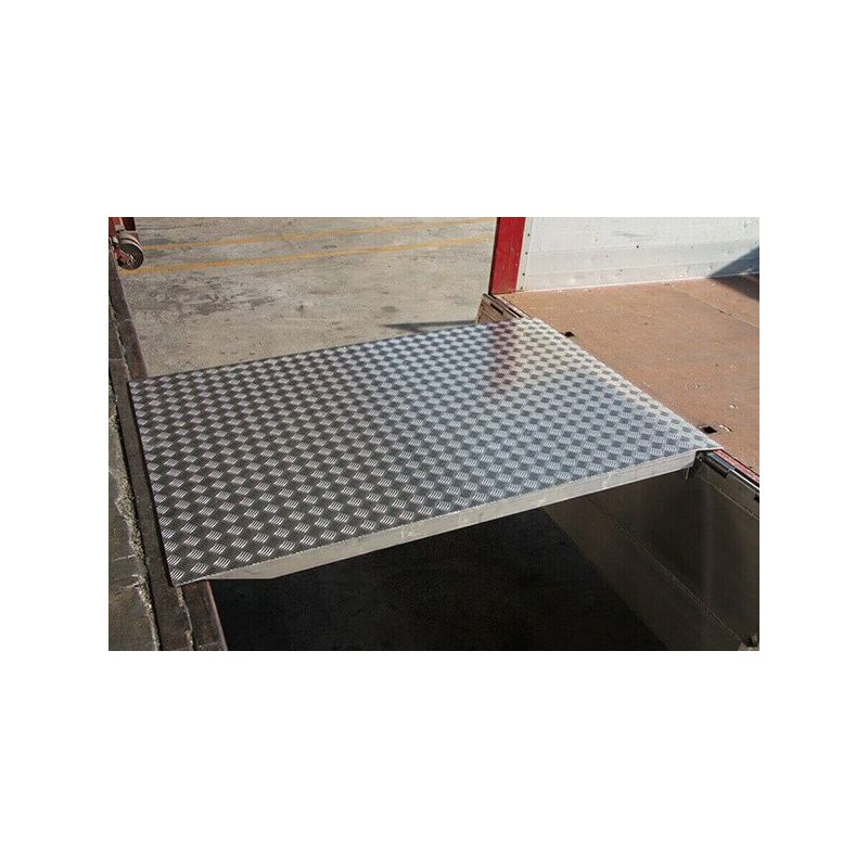 foto del prodotto rampa per banchina lunghezza 1000mm larghezza 1250mm dislivello di 50 120mm portata max. 610kg prezzo unitario mpl1000l