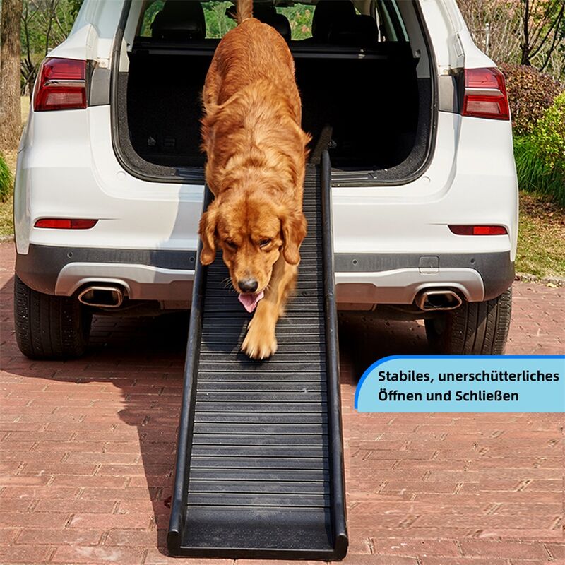 foto del prodotto rampa per cani rampa pieghevole telescopio pieghevole per cani da abbordaggio scale per gatti melko