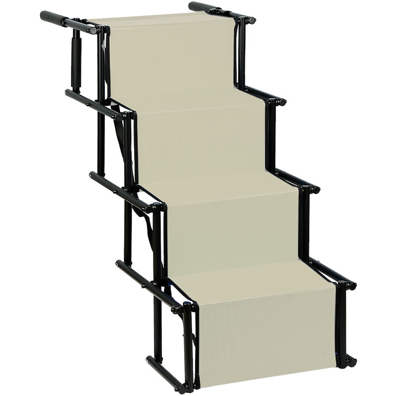 foto del prodotto rampa per cani, scale per cani, pieghevoli, scaletta pieghevoli per cani, rampa per cani, 165 x 43 cm, fino a 75 kg, rampa per auto, aiuto per