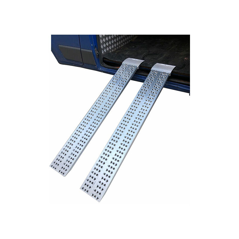foto del prodotto rampe de chargement matisere lunghezza di rampa 1.50m altezza raggiungibile 383 430mm portata max per un paio 700kg per interasse 1250mm