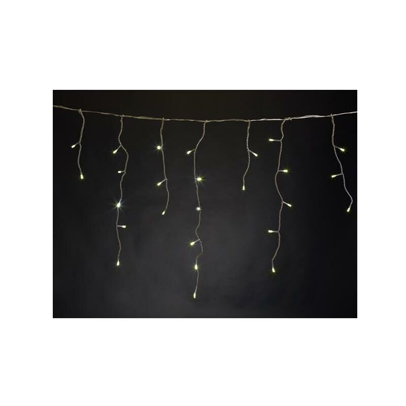 foto del prodotto rana led 4 x 1,3 m 300 lampade bianco caldo filo trasparente 24 v