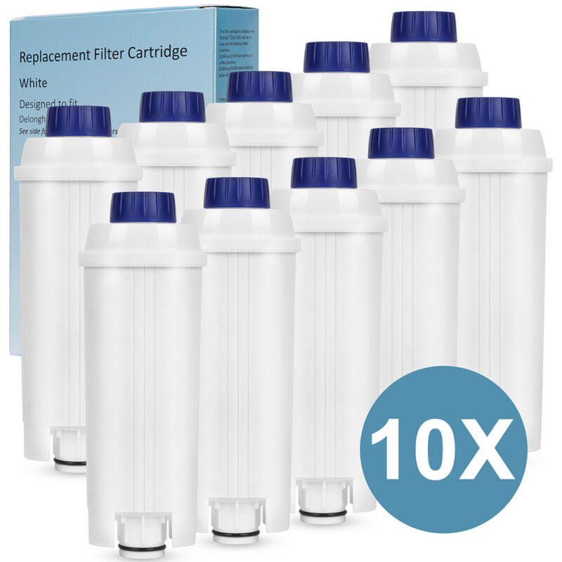 foto del prodotto randaco 10x filtro acqua per delonghi compatibile per dlsc002 ec800 ecam etam con carbone attivo