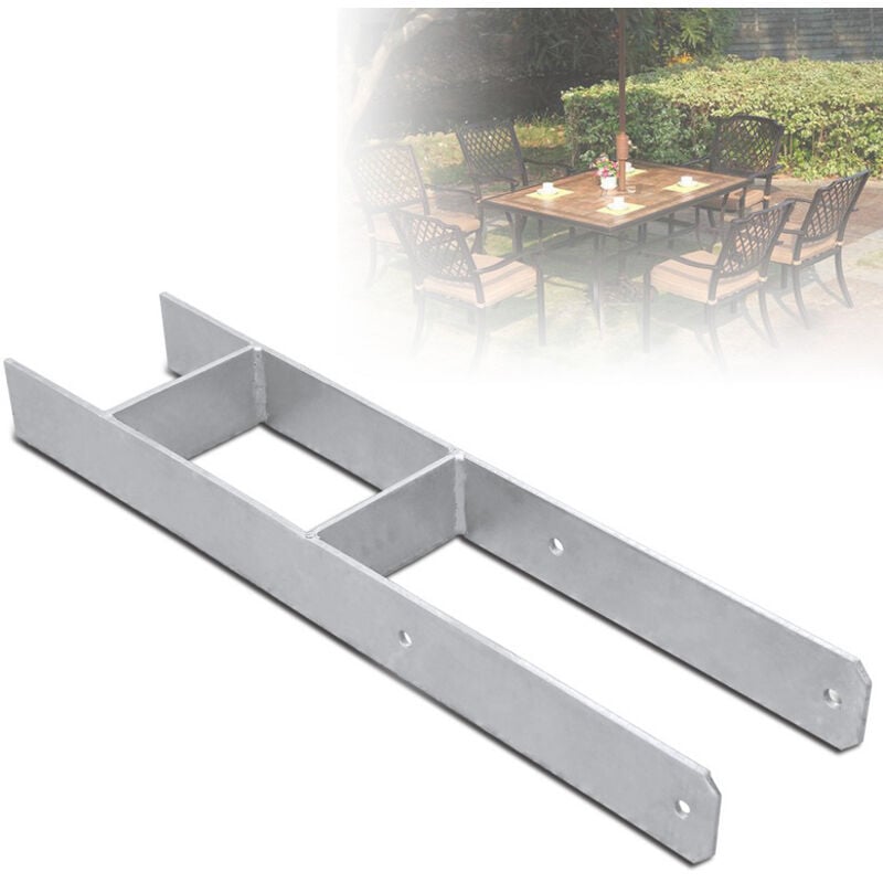 foto del prodotto randaco 4x h anchor post support carport post anchor zincato a caldo durevole 101mm