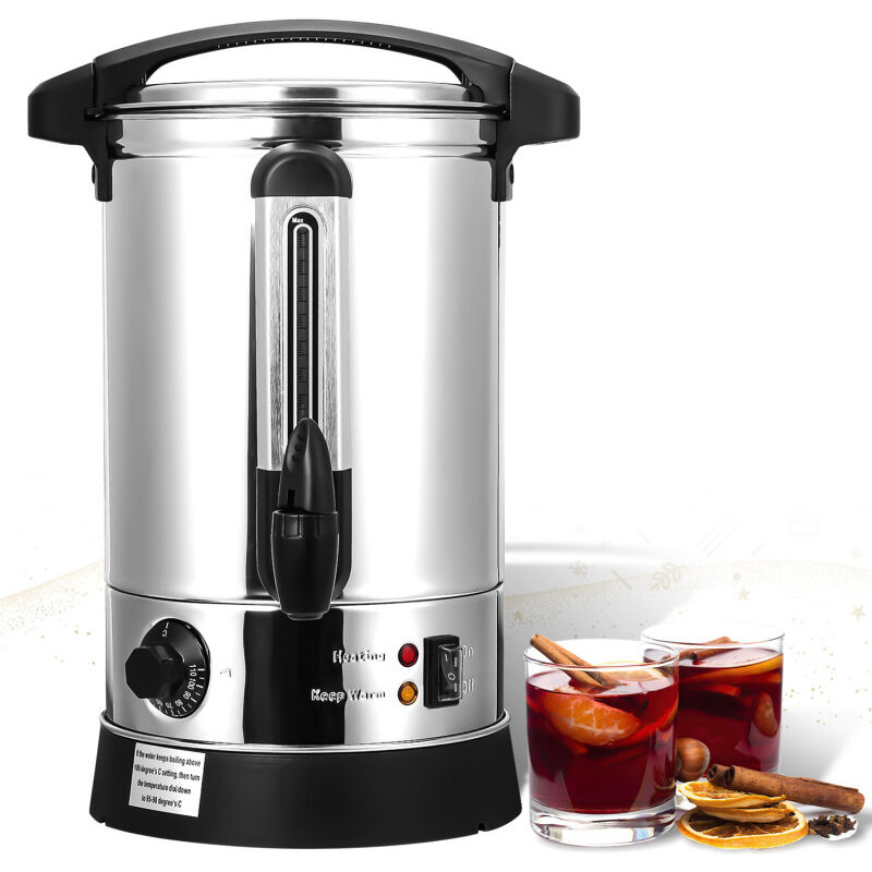 foto del prodotto randaco - erogatore di bevande calde 1500w caldaia d'acqua 8l 40 tazze di tè caffè zuppa termostato di controllo della temperatura 30-110 c