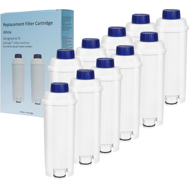 foto del prodotto randaco filtro compatibile con la macchina da caff automatica delonghi, set di 10,accessorio filtro acqua per macchina da caff 