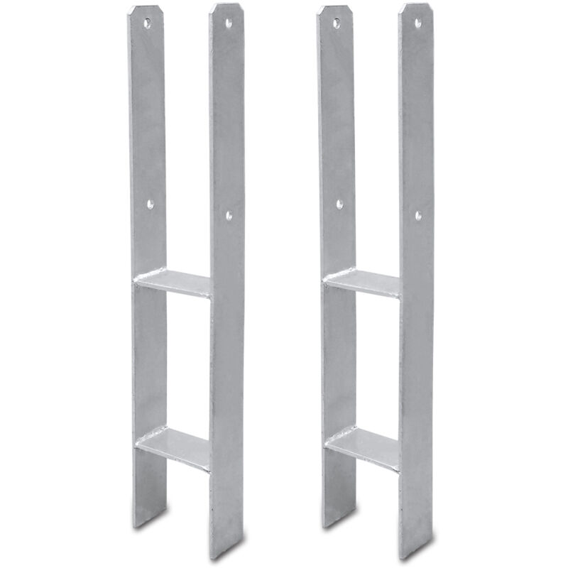 foto del prodotto randaco h anchor 101mm post carrier 2 pezzi di scarpe post ancoraggio post carport carty beams huped fire , per pali 10x 10 cm, auto coperto, case