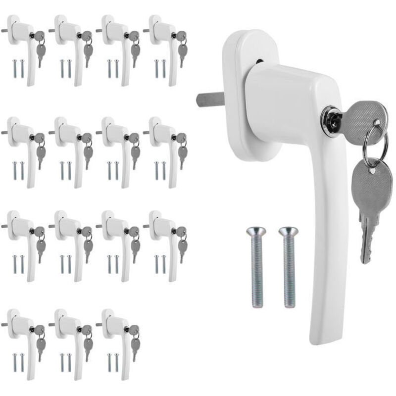 foto del prodotto randaco maniglia per finestra di sicurezza per bambini maniglie per finestra bloccabili set alu bianco 16x