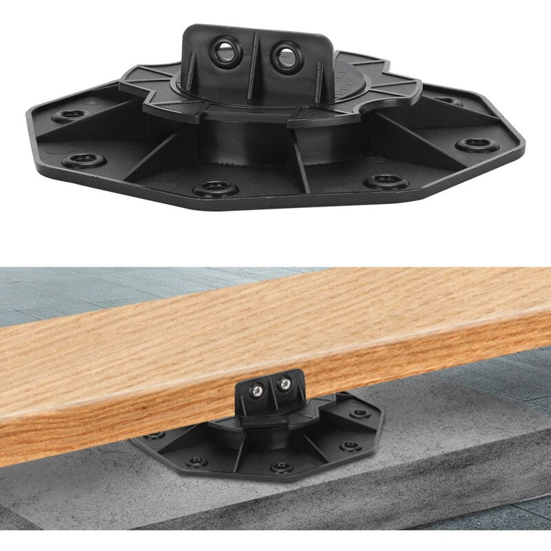 foto del prodotto randaco piede d appoggio 18 30 mm 100 pezzo per terrazza a piastrelle o pavimento