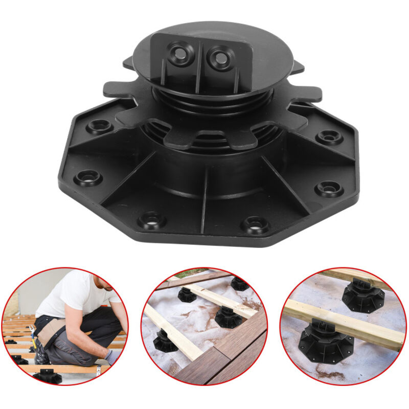 foto del prodotto randaco piede d'appoggio 30-60 mm 10 pezzo per terrazza a piastrelle o pavimento