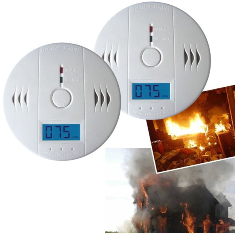 foto del prodotto randaco rilevatore di co alarmante monossido di carbonio rilevatore di fumo rilevatore di fumo gaswarner lcd visualizza il rilevatore di carbonio
