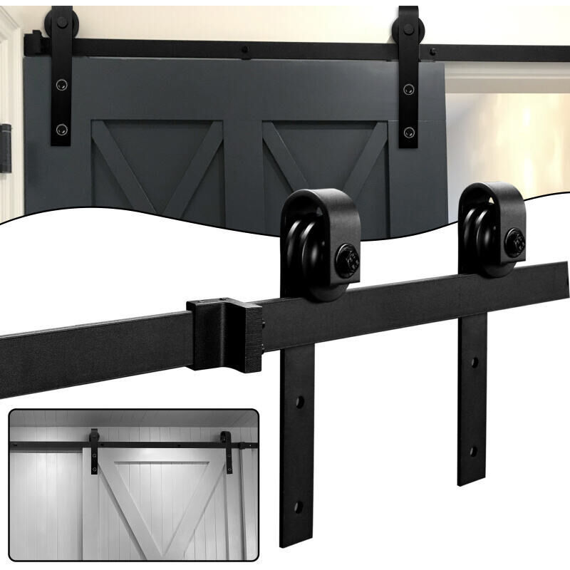 foto del prodotto randaco sistema di porte scorrevoli sistema di porte scorrevoli puleggia maniglia per porte scorrevoli stripes 152cm